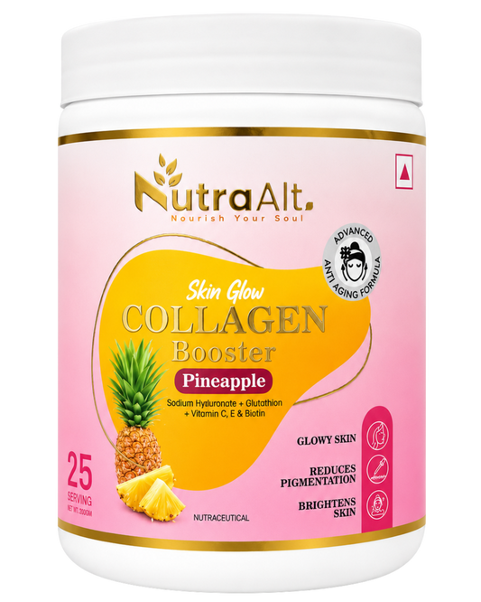 NutraAlt Skin Glow Collagen Booster – Pineapple Flavour