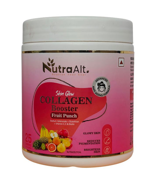 NutraAlt Skin Glow Collagen Booster – Fruit Punch Flavour