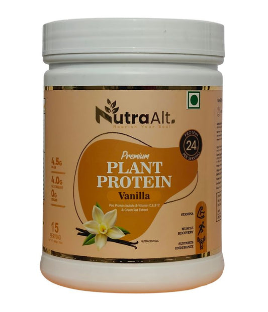 NutraAlt Plant Protein – Vanilla Flavour | Vegan Protein Powder