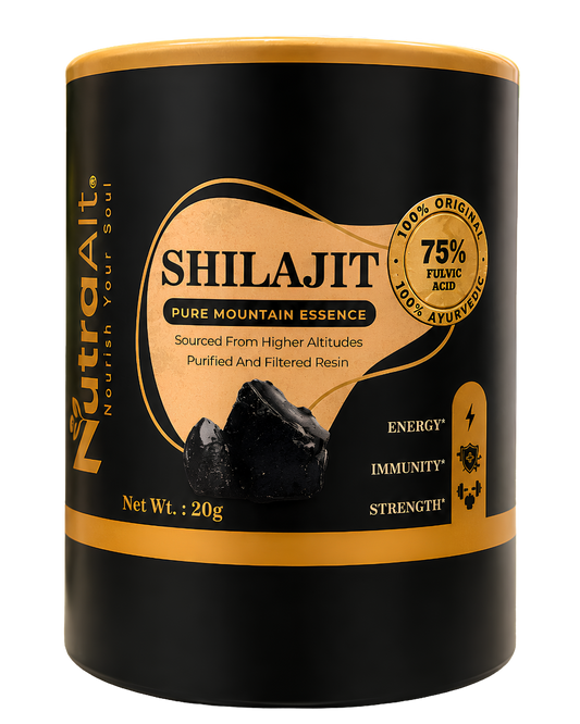 NutraAlt Pure Shilajit Resin | High-Altitude, Lab-Tested
