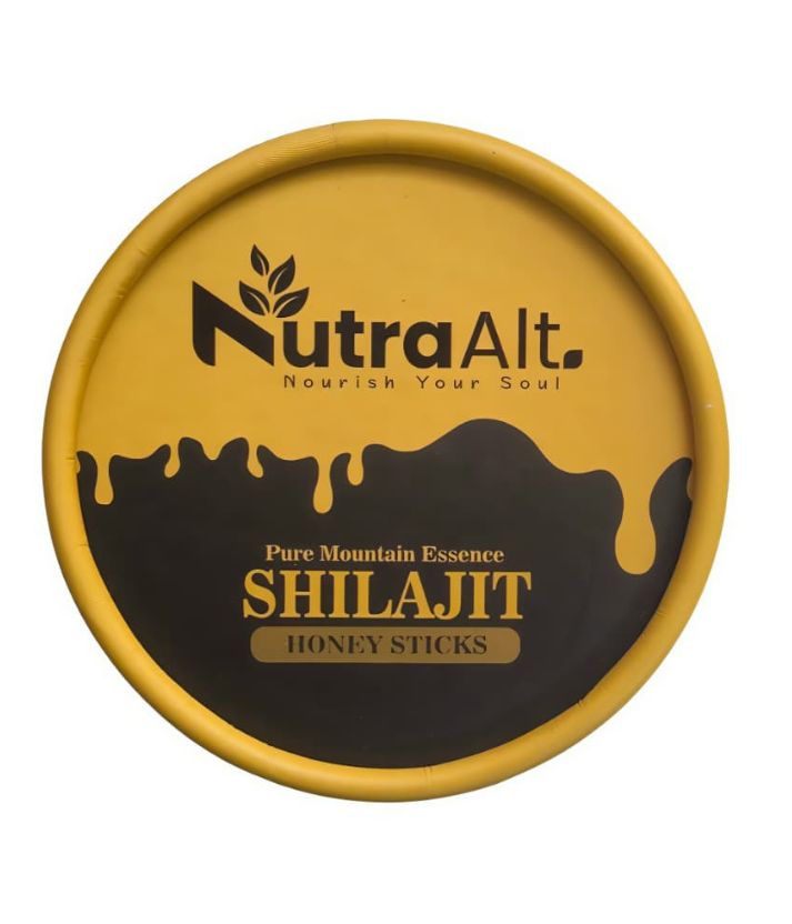 NutraAlt Shilajit Honey Sticks | Pure Shilajit with Organic Honey