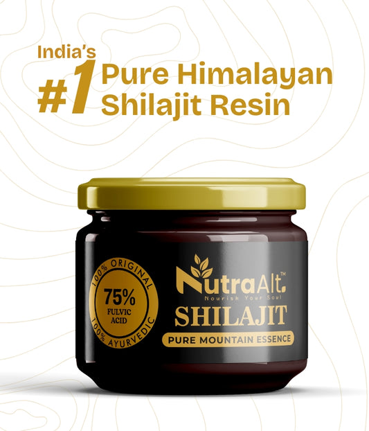 NutraAlt Pure Shilajit Resin | High-Altitude, Lab-Tested