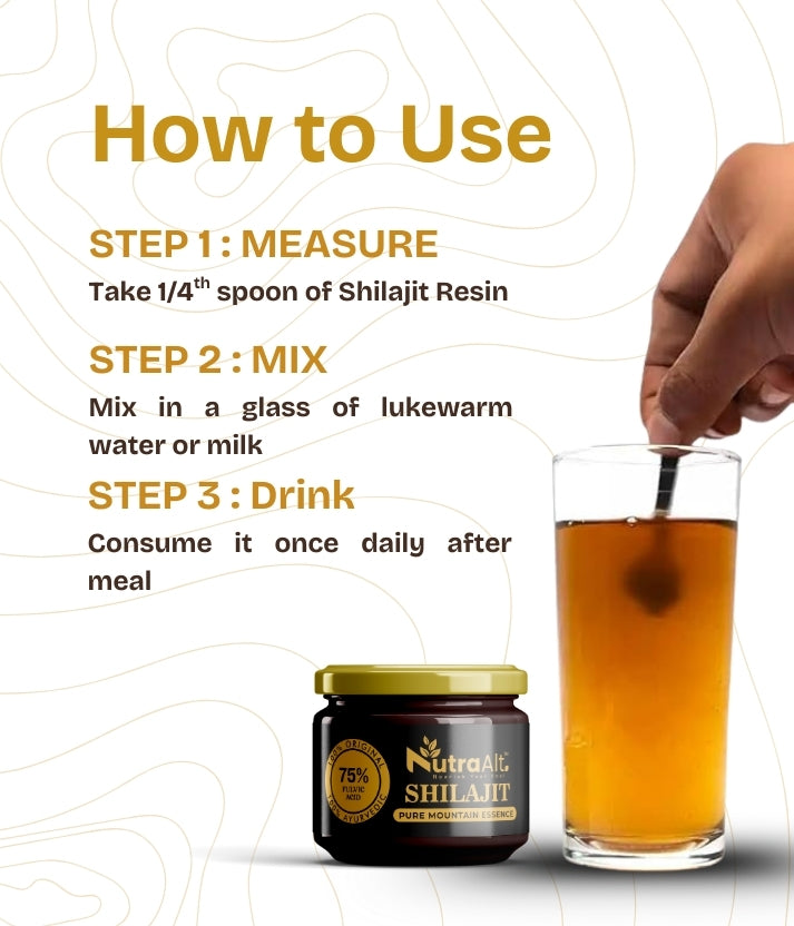 NutraAlt Pure Shilajit Resin | High-Altitude, Lab-Tested